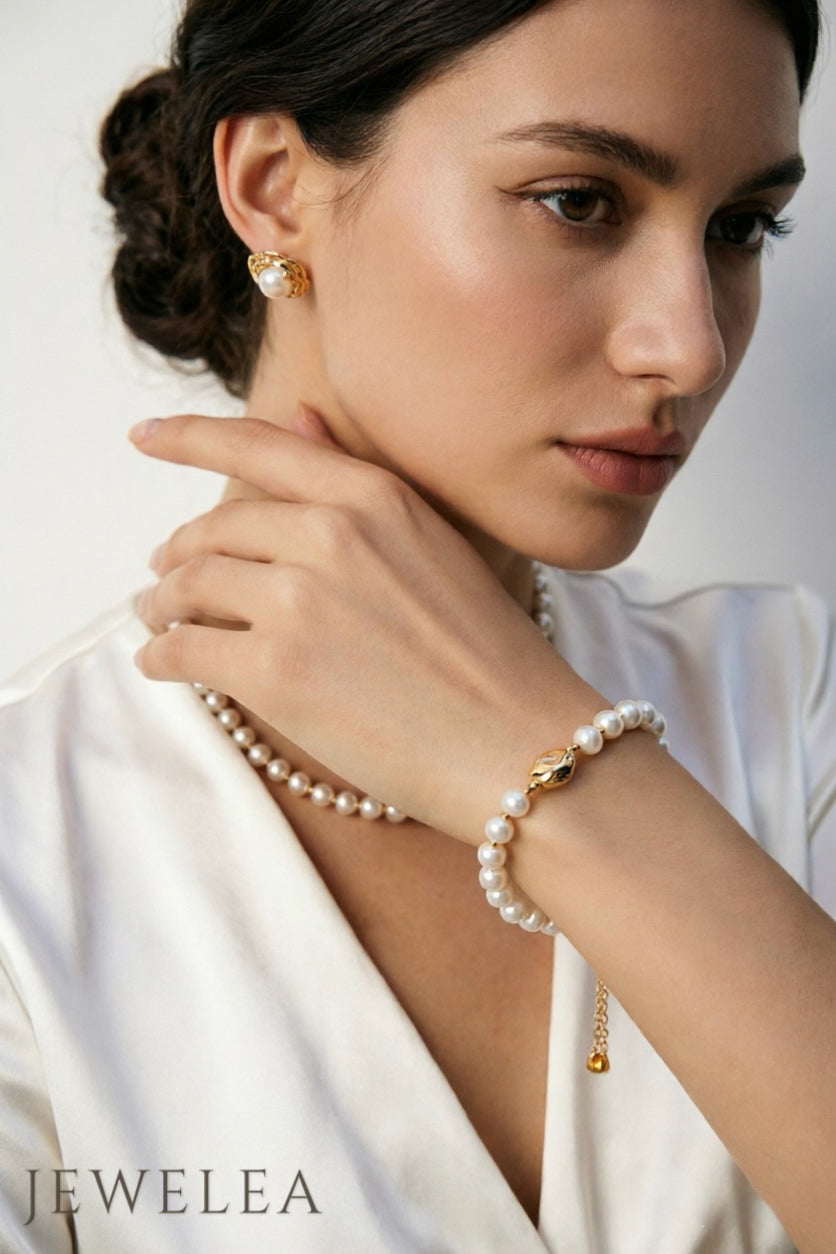 S925 Silver Gilded Dew Set (Necklace)