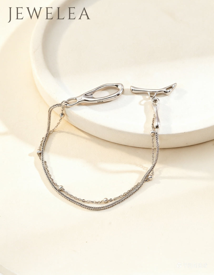 Bracelet Vagues perpétuelles en argent 925