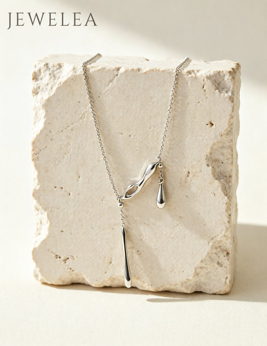 S925 Le collier Gouttelettes