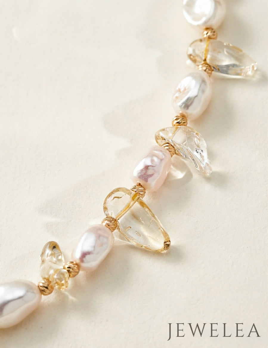 Bracelet en cristal « Golden Fortune » en argent 925