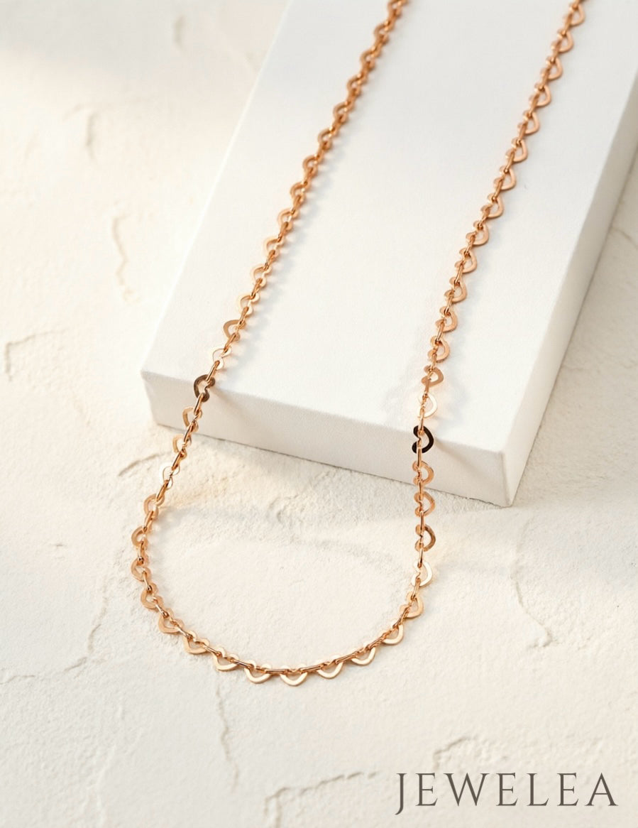 S925 The Eternal Heart-Link Strand
