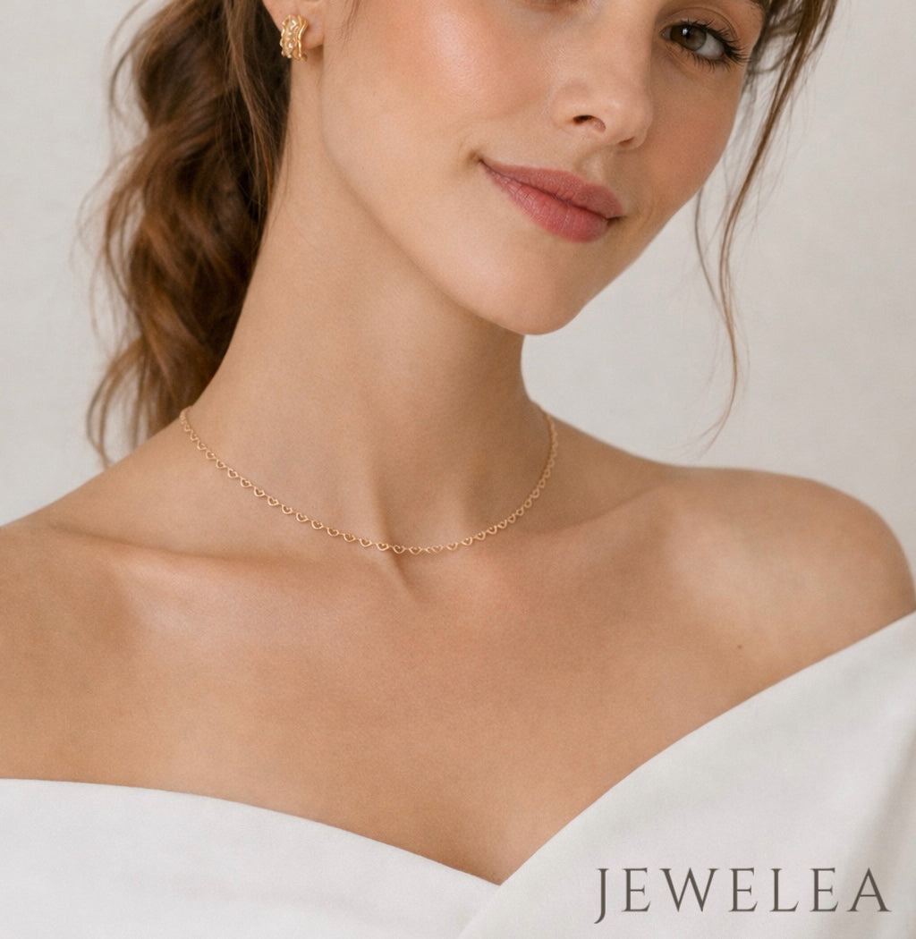 S925 The Eternal Heart-Link Strand